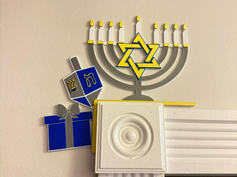 Hanukkah Door Topper