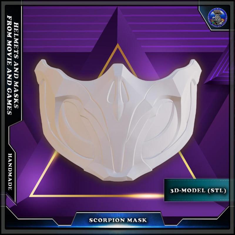 Scorpion mask "Grandmaster's Might" (Mortal Kombat 1)