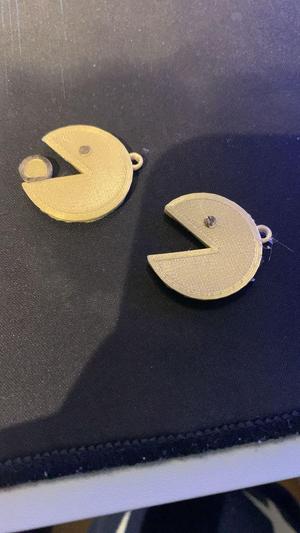 pac man keychain