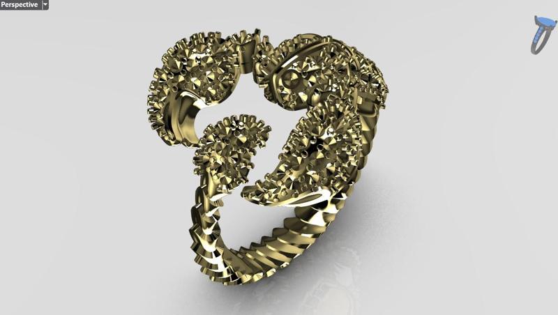 Scorpion Ring Gold