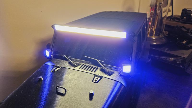 Light Bar + Side Lights for 3DSets Model 5 Rancher (Jeep Wrangler)