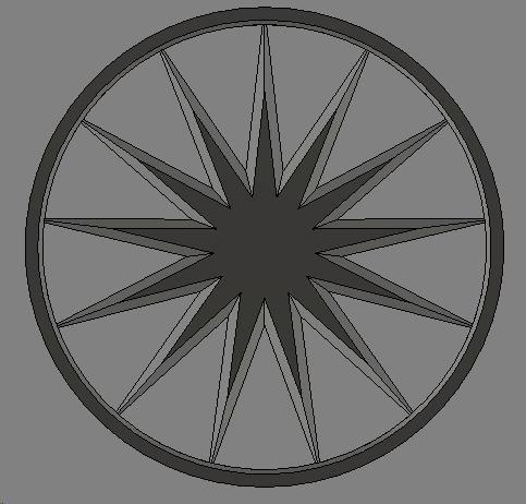 13-Point Star Medallion