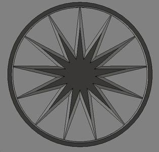 13-Point Star Medallion