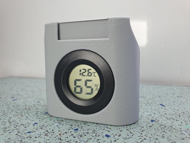 Hygrometer / Relative Humidity Gauge Holder For Lock-n-Lock HPL951 3.9 Litre Cereal / Filament Storage Boxes