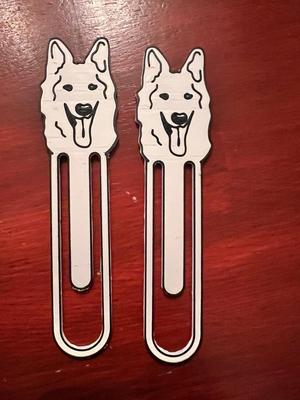 Dog bookmark