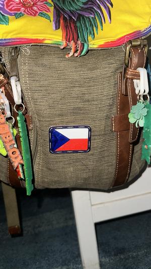 Czech sew-on patch rectangle 4 color no AMS nasivka