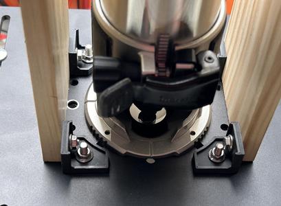 Mounting brackets for router lift