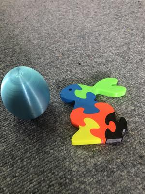 Rabbit Puzzle and Egg
