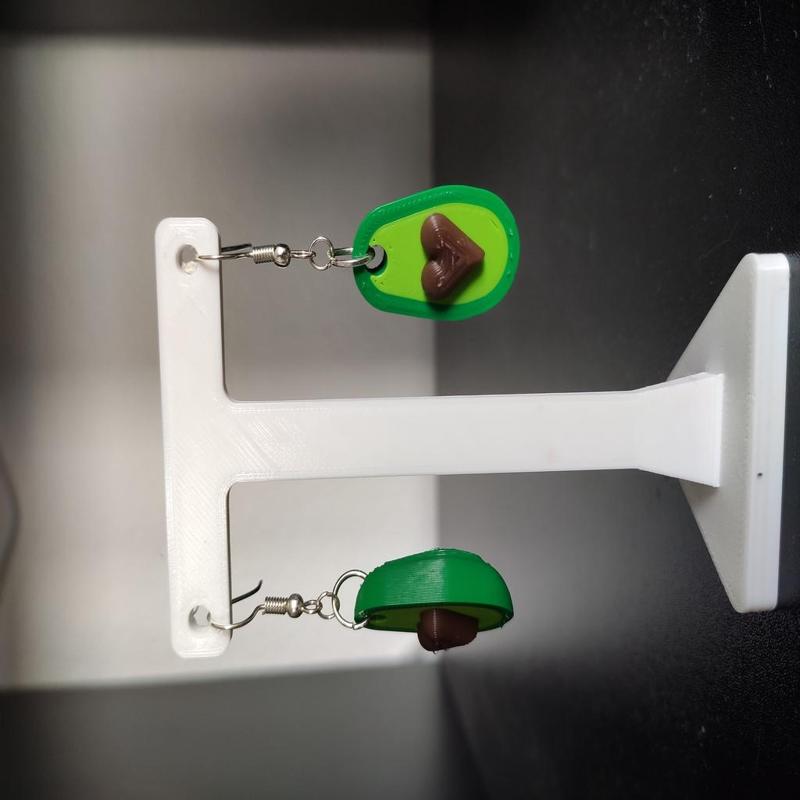 avocado earring multi color