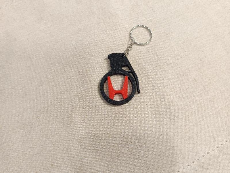 Honda Grenade Keychain