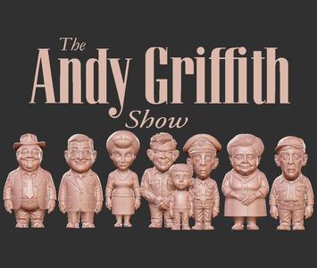The Andy Griffith Show Cast Action Figures