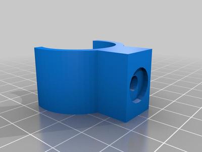 Simple bike pump mount