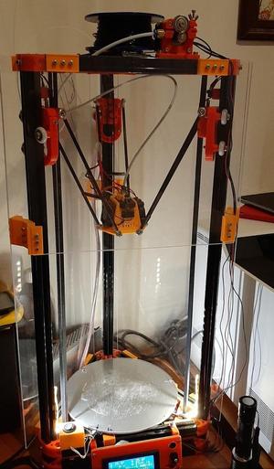 Plexi adaptor for FLSUN kossel 3d Printer