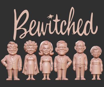Bewitched Cast Figures