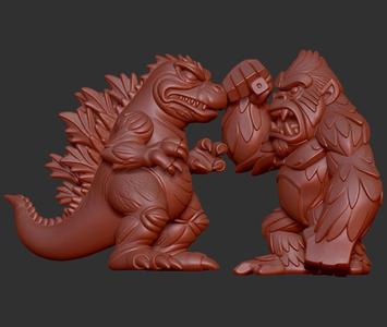 GODZILLA AND kING kONG