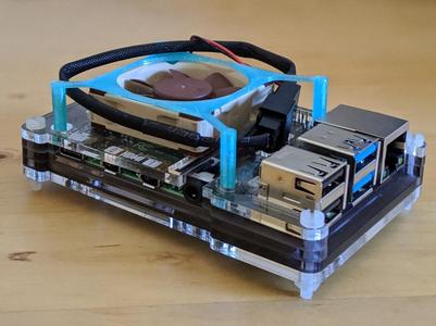 Raspberry Pi 4 40x10mm Fan Holder