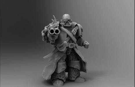 Tide Haunters - Dread Captain Barret 'Double Barrel' Barnabus