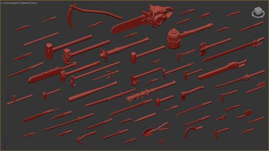Melee weapons pack