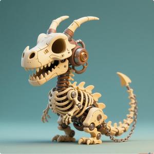 skeleton dinosaur