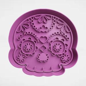 Mexican skull dia de muertos halloween