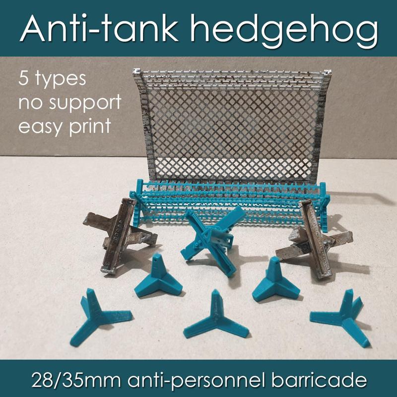 Anti-tank barricades