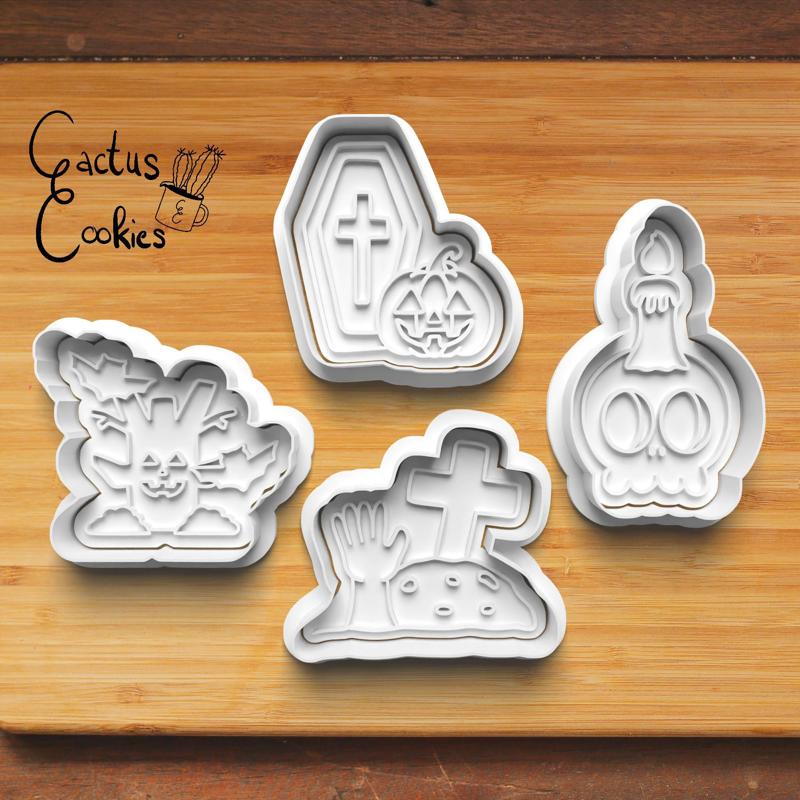Halloween Graveyard Cookie Cutter set 0690