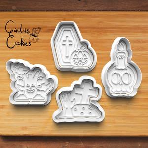Halloween Graveyard Cookie Cutter set 0690