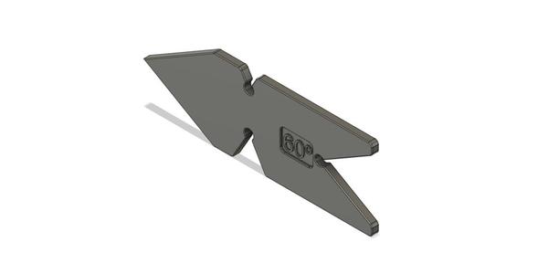 60 Degree Thread Centre Gauge