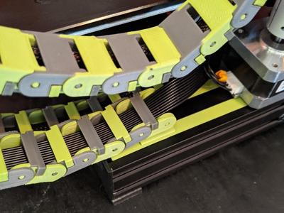 Ender 3 Cable Chain Rear Mount with Slot Covers