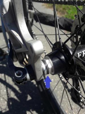 Bicycle Rear Hub Axle Spacer MTB 