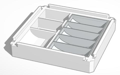 Concept board game organizer (Dual Cards)