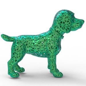 Beagle Dog Voronoi Style