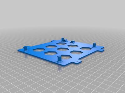 Duet wifi enclosure base with tabs