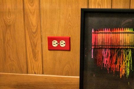 Man Cave Outlet Plate - WALLY - Wall Plate Customizer
