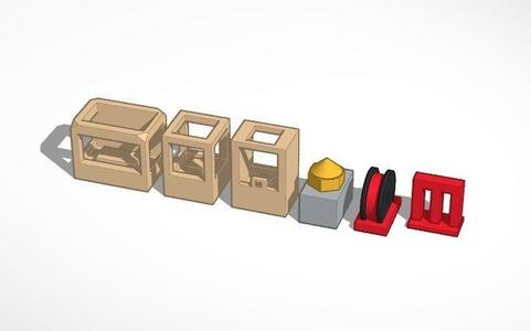 Makerbot Family Tree #Chess Set