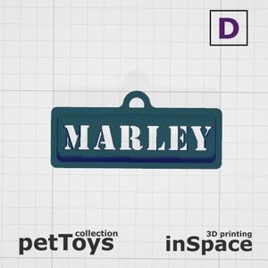 Pet - Dog - Tag - Marley - Classic - Customized -