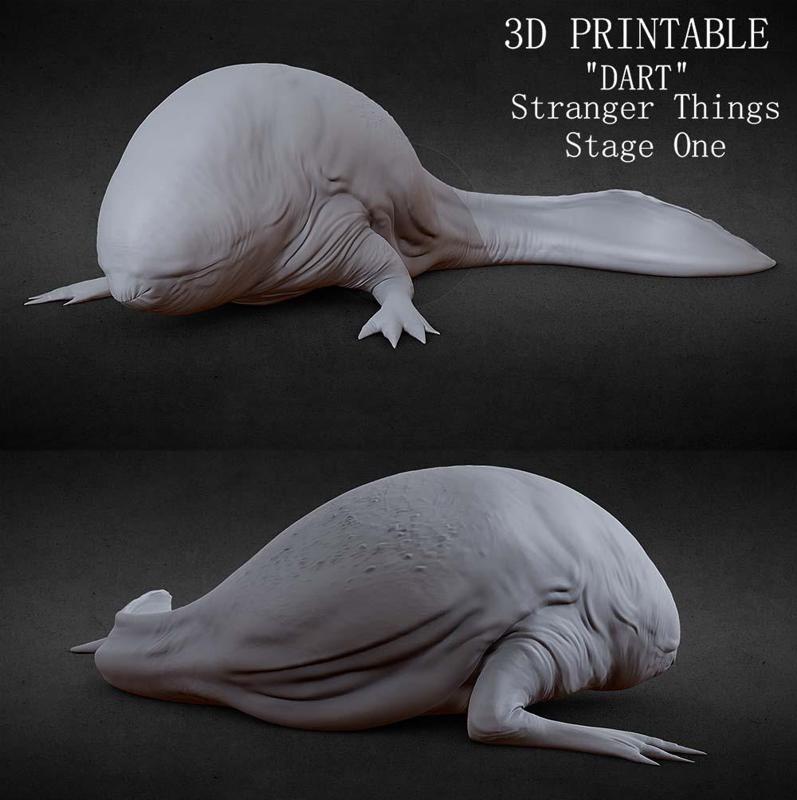 3D PRINTABLE Dart Stranger Things - Stage one - Highly detailed 3D print model