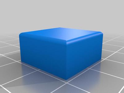 Flat Blank Cherry MX Keycap