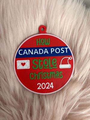 Canada Post Stole Christmas Ornament