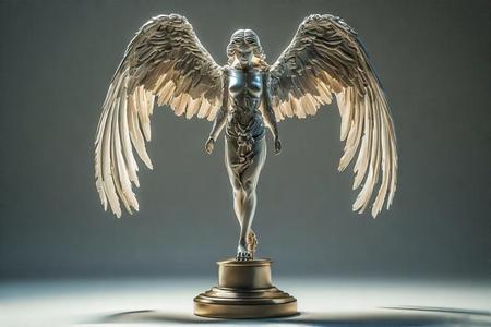 Elegant Angel Girl Figurine – 3D Printable Decorative Showpiece for Tabletop or Shelf Display