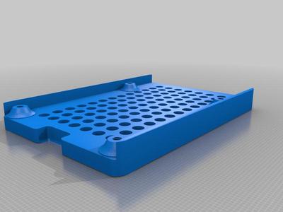 RPi bottom plate with holes