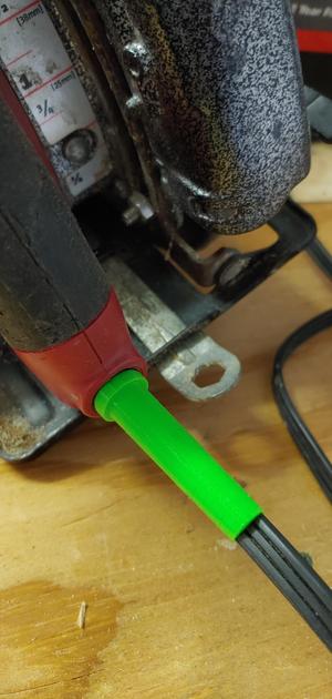 Power cord strain relief