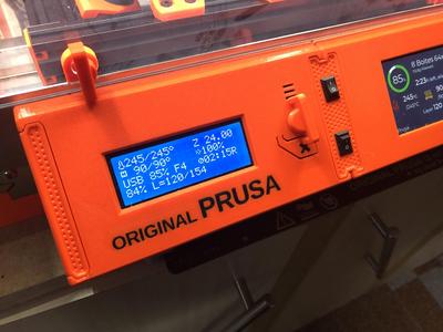 Modular control panel "2 colors" for Prusa Box