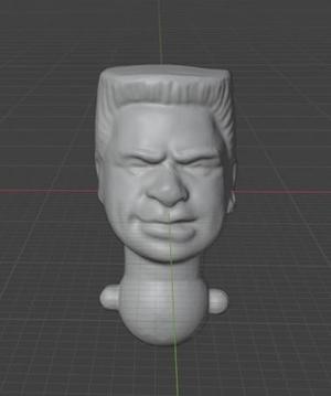 GI JOE 1989 ROAD PIG HEAD