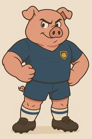 Mascot Team Pig