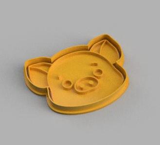 Pig cookie cutter