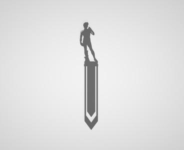 Michelangelo's David / MONUMENT / MONUMENTO / BOOKMARK / MARCAPÁGINAS / MARQUE-PAGE / MARQUE-PAGE