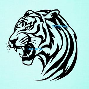 TIGER MURAL WALL DECORATION
