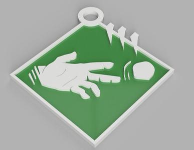 Diversion DBD Emblem Keychain