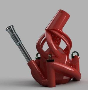 Overengineered bong pipe for weed NO SUPPORTS!